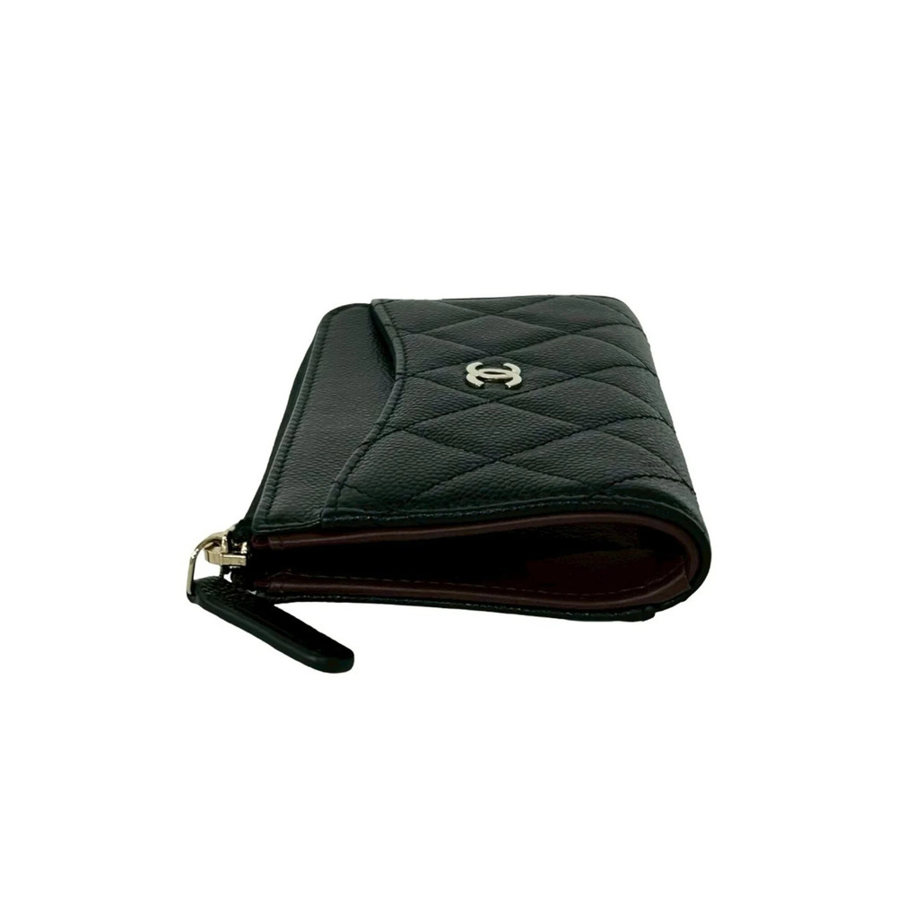 CHANEL Authentic Black Caviar Leather Wallet - Picture 4 of 9